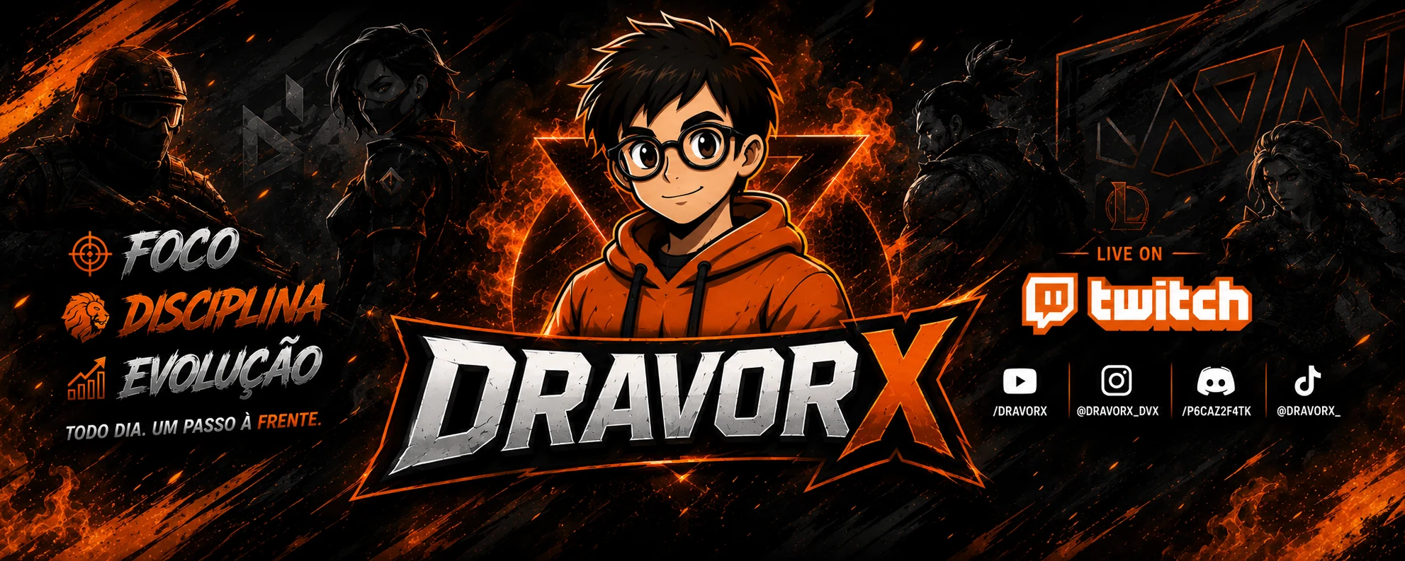 Banner do canal Dravorx